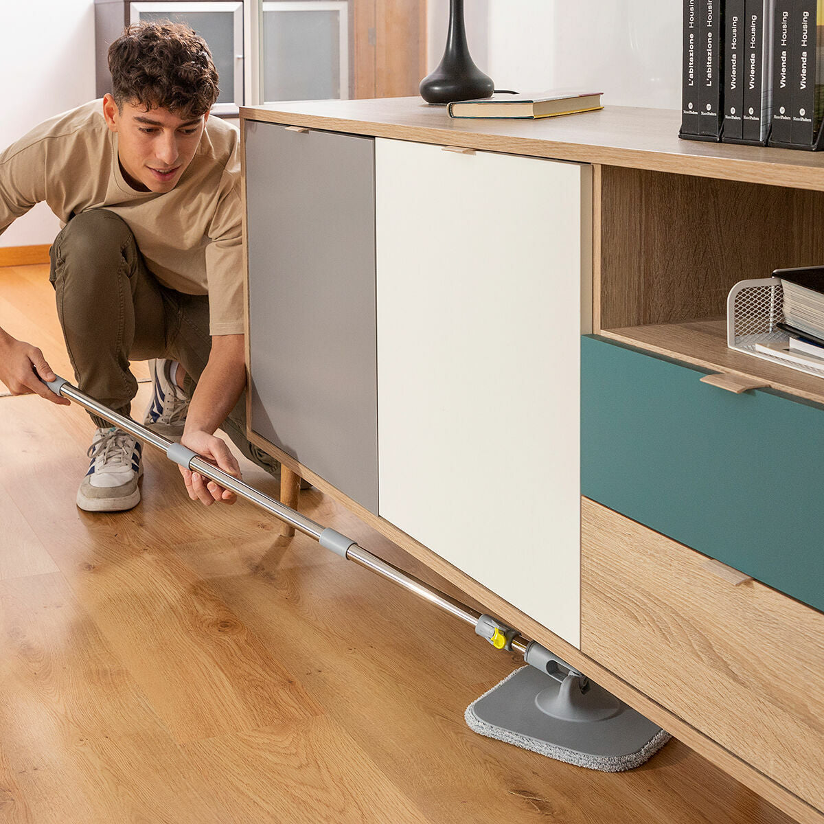 InnovaGoods Self-Cleaning Spin Mop mit Separation Bucket Selimop – Produktansicht 7