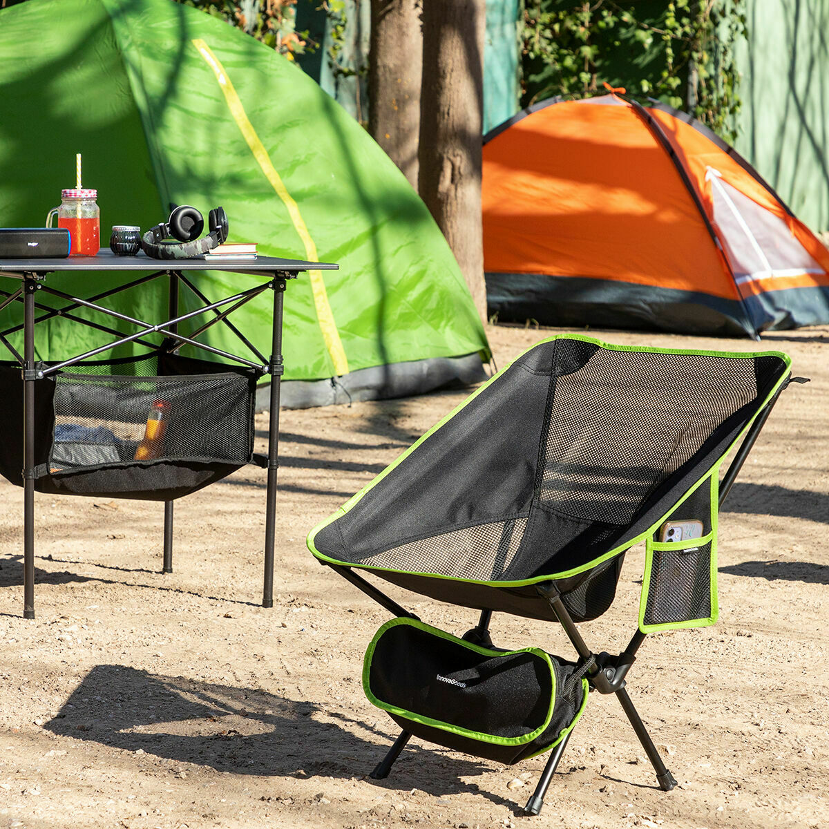 Foldable Camping Chair Folstul InnovaGoods – Produktbild 1