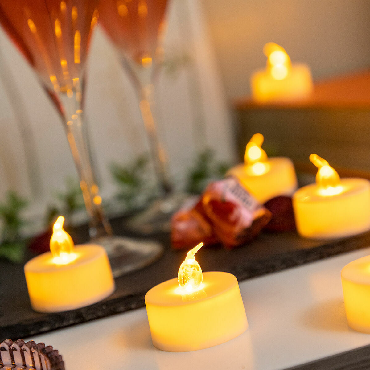 InnovaGoods LED-Teelicht-Set Romandle – Produktansicht 2