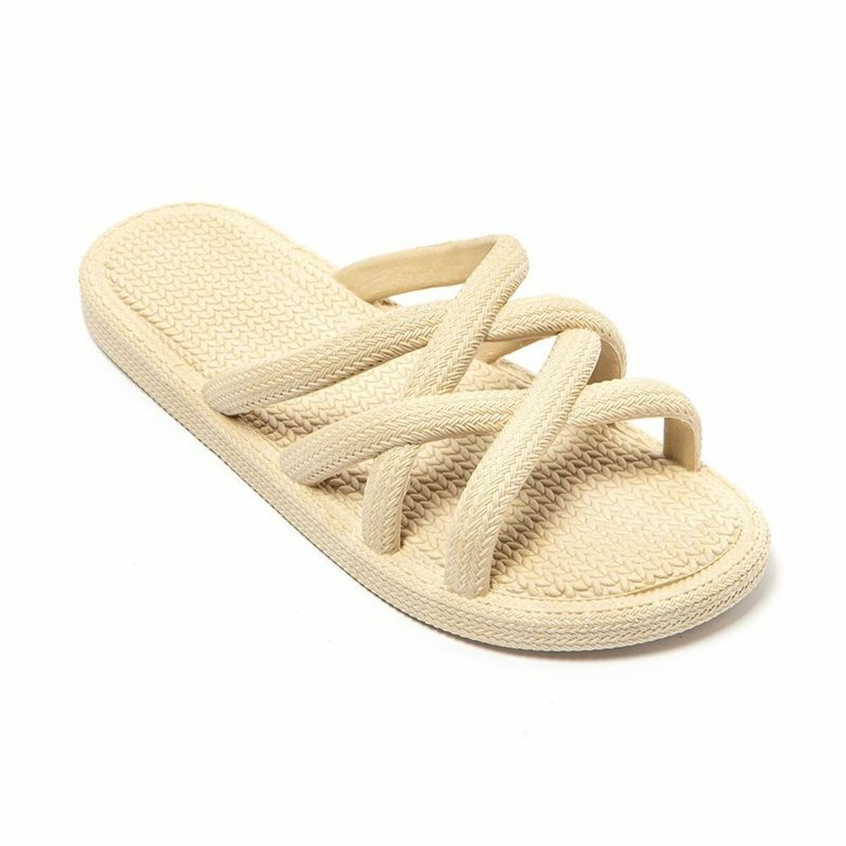 Damen's Flip Flops Brasileras Mersin Light Braun – Produktbild 1