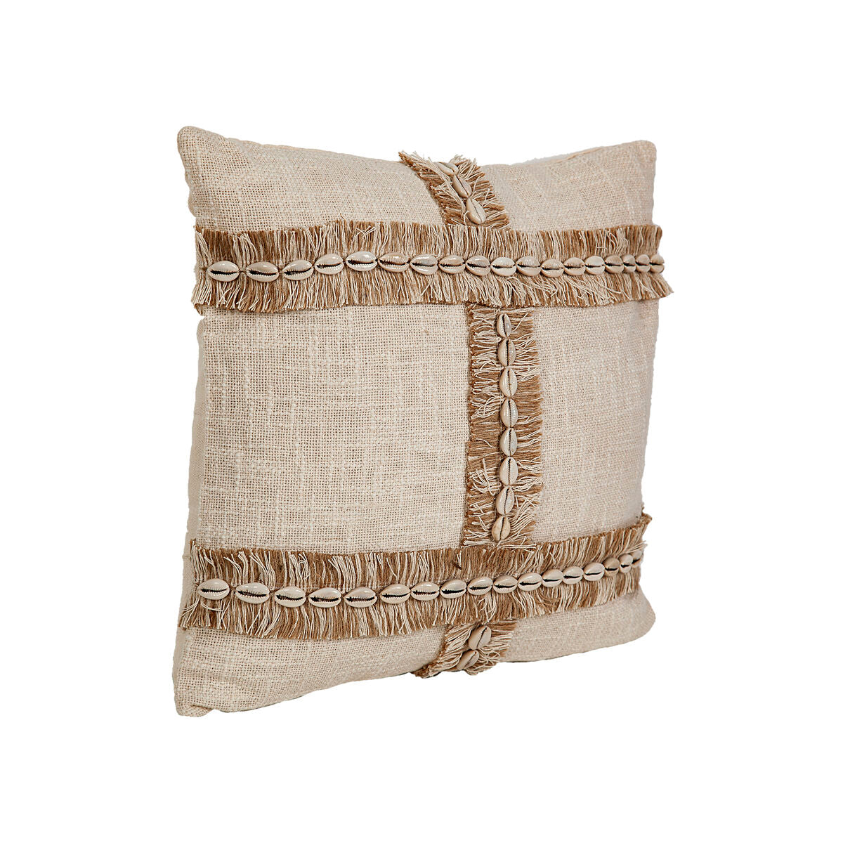 Romimex Kissen Beige Shells – Produktansicht 1