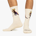 Jimmy Lion Socken Athletic Basquiat Pez Dis Braun – Produktansicht 2