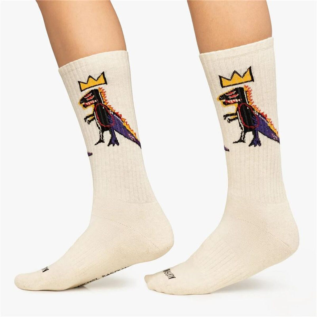 Jimmy Lion Socken Athletic Basquiat Pez Dis Braun – Produktansicht 3