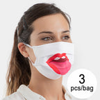 Luanvi Wiederverwendbare Stoffmaske Tongue Größe M – Produktansicht 1