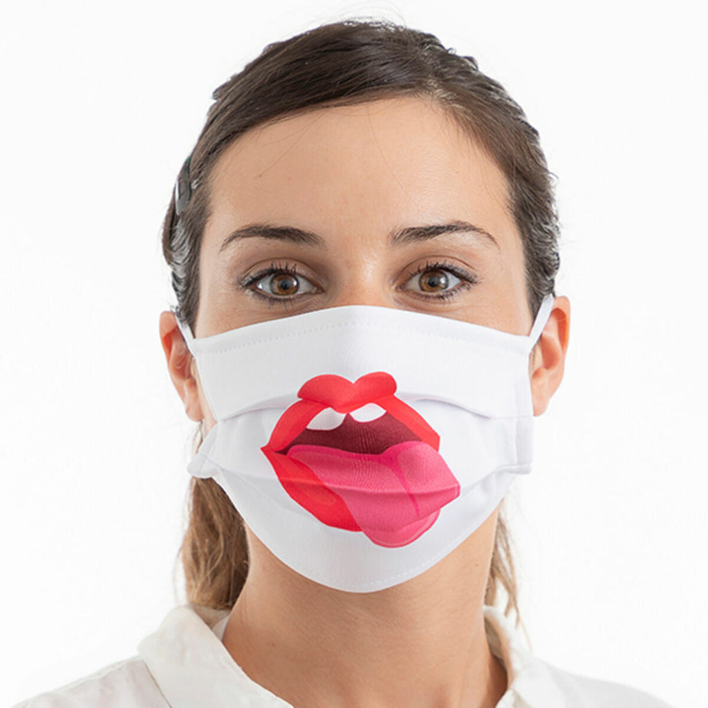 Luanvi Wiederverwendbare Stoffmaske Tongue Größe M – Produktansicht 2