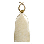 Vase Crystal Gold Metall Weiß – Produktansicht 2