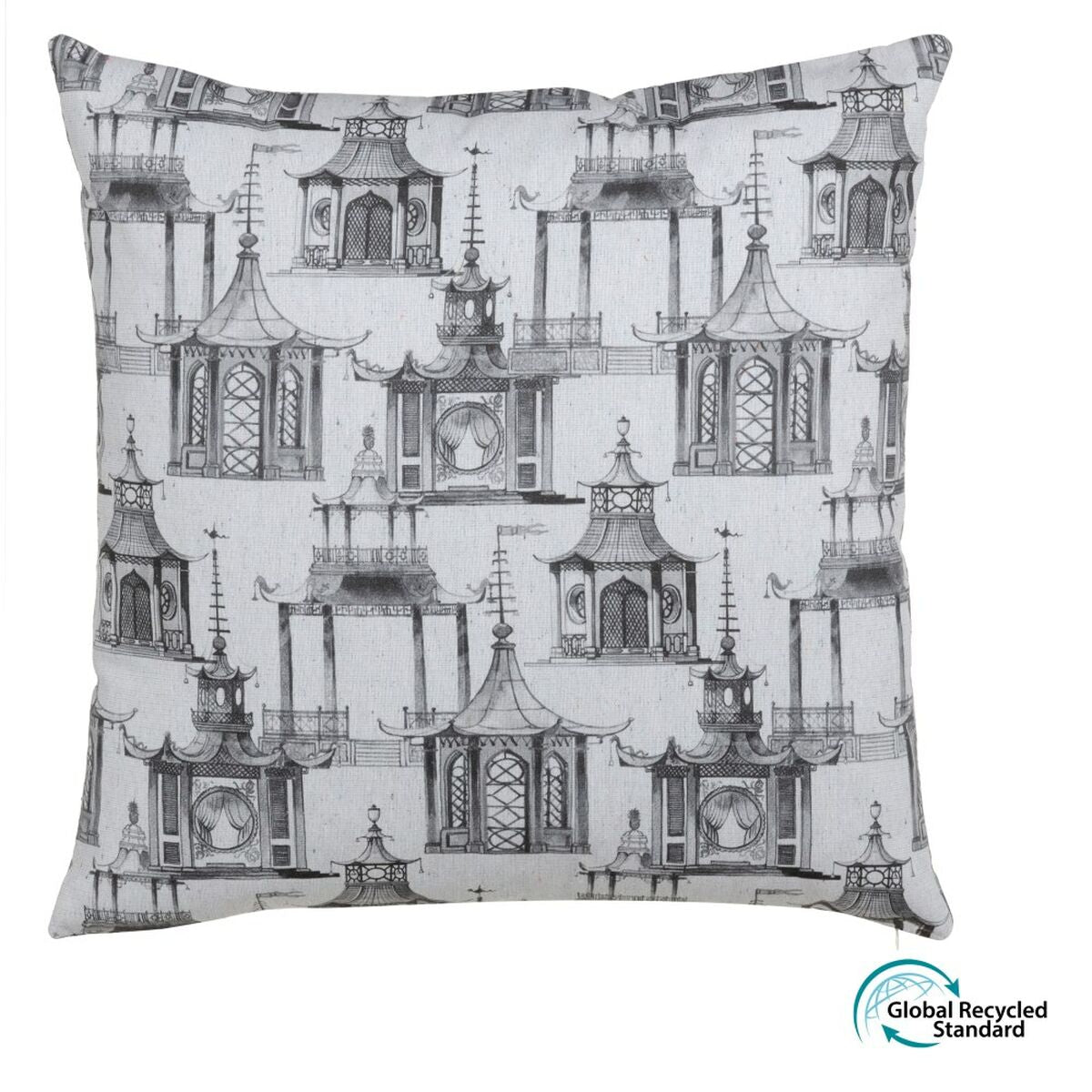 Cushion Polyester 60 x 60 cm 100% Baumwolle Small house – Produktbild 1