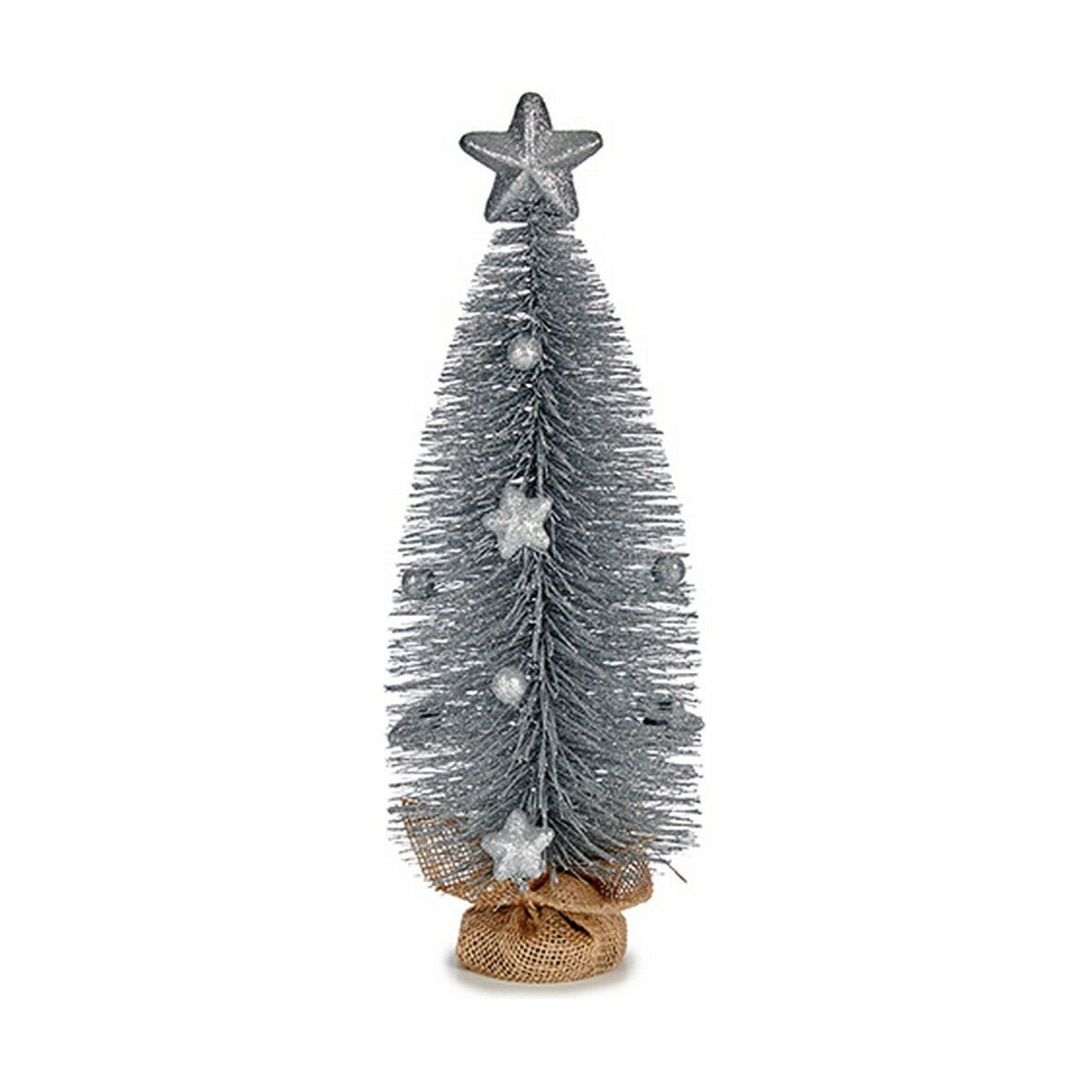 Christmas Tree with Star Krist+ FG20-19WS024 Silberfarben 13 x 41 x 13 cm – Produktbild 1