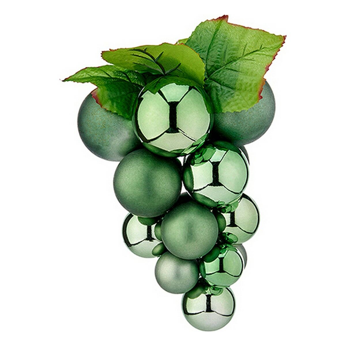 Christmas Bauble Krist+ Grün Kunststoff Grapes – Produktbild 1