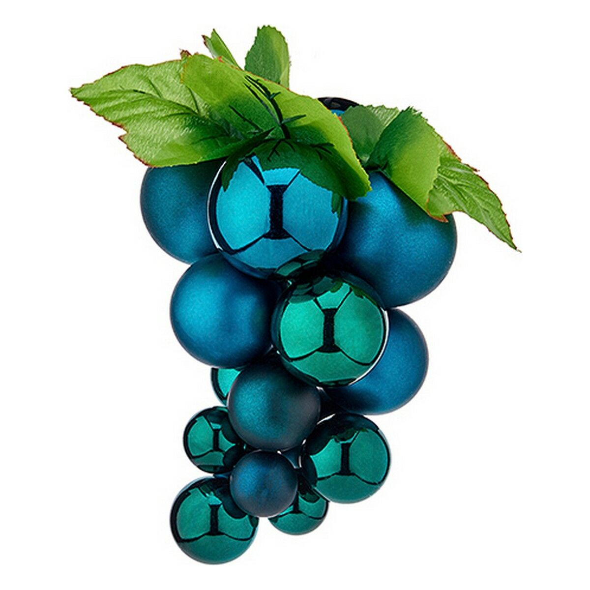 Christmas Bauble Krist+ Blau Kunststoff Grapes – Produktbild 1