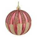 Krist+ Weihnachtskugel 00862 Rosa PVC Kunststoff Ø 8 cm – Produktansicht 1