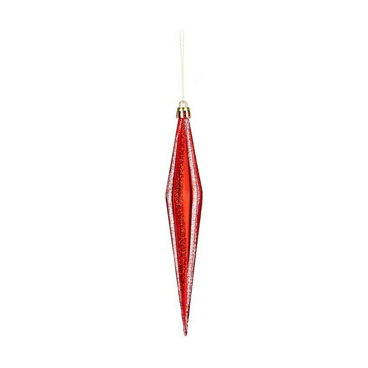 Christmas bauble Krist+ Rot PVC 8,5 x 3,5 x 19 cm Streched – Produktbild 1