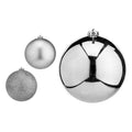 Krist+ Weihnachtskugeln Silber Kunststoff Ø 15 cm – Produktansicht 1