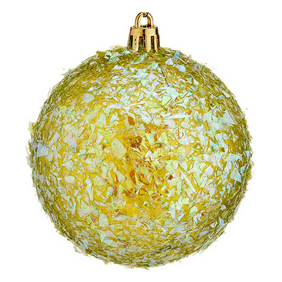 Christmas Baubles Krist+ Grün Kunststoff Ø 8 cm 6 Stück – Produktbild 1