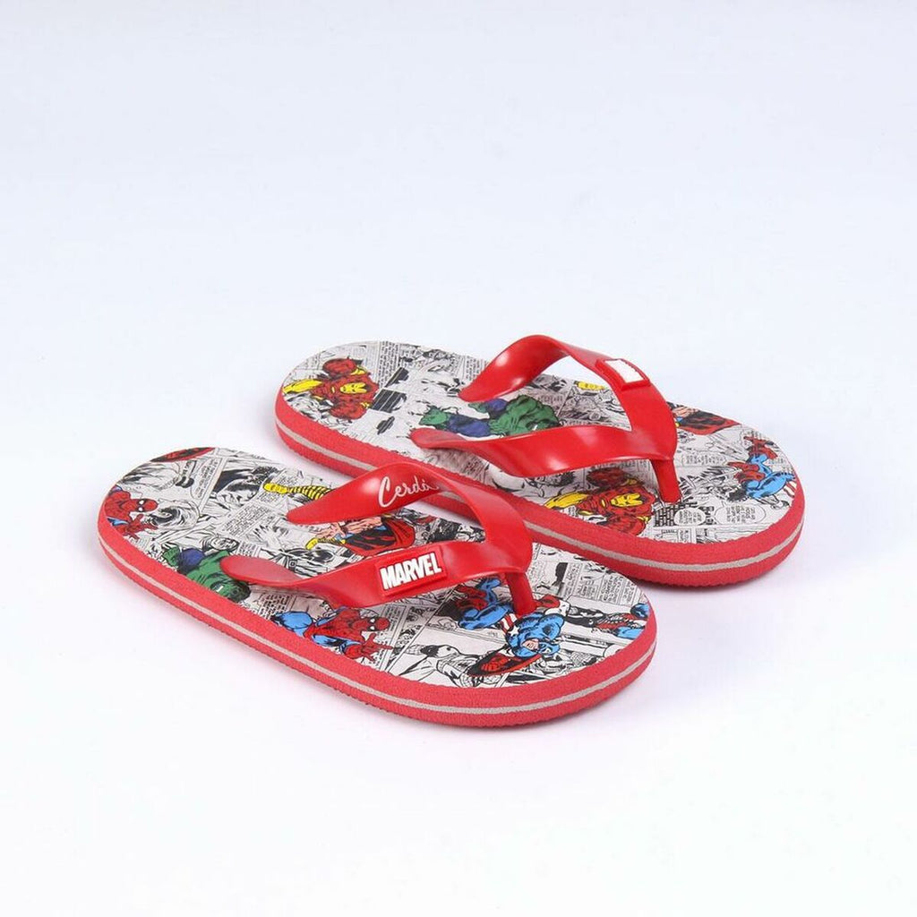 Marvel Flip Flops für Kinder Rot Grau – Produktansicht 2