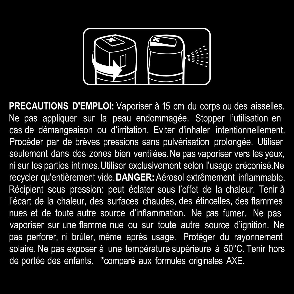 Axe Spray Deodorant Apollo 150 ml – Produktansicht 4