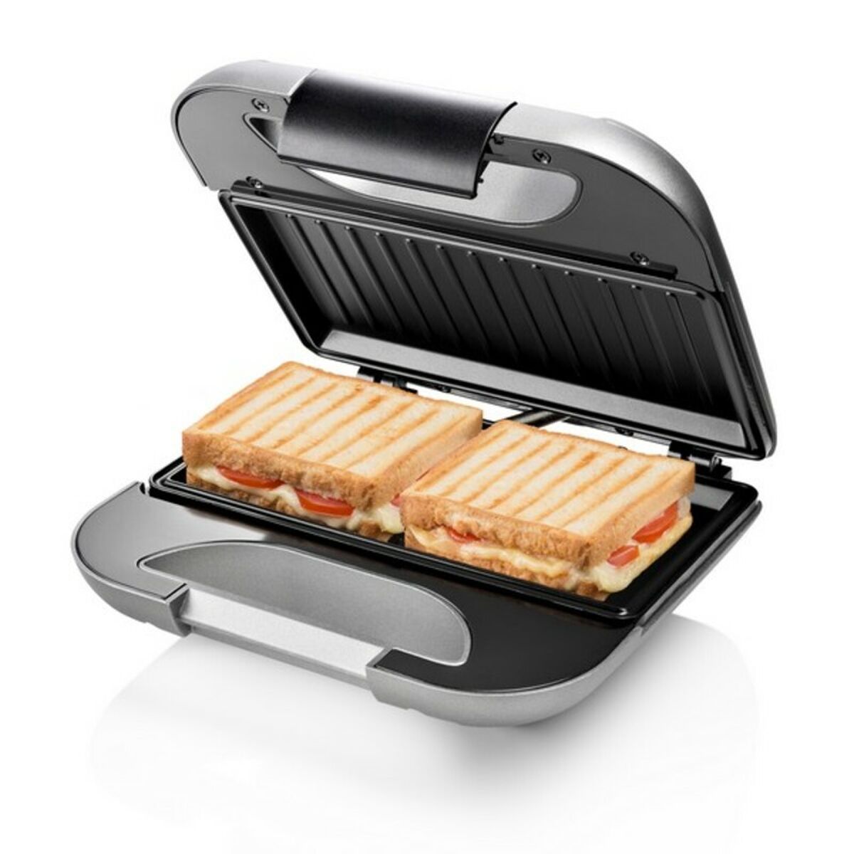 Princess Sandwich Toaster Grill 01.127003.01.001 Schwarz Silber 750 W – Produktansicht 3