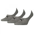 Sportsocken Puma FOOTIE (3 Pairs) Grau – Produktansicht 1