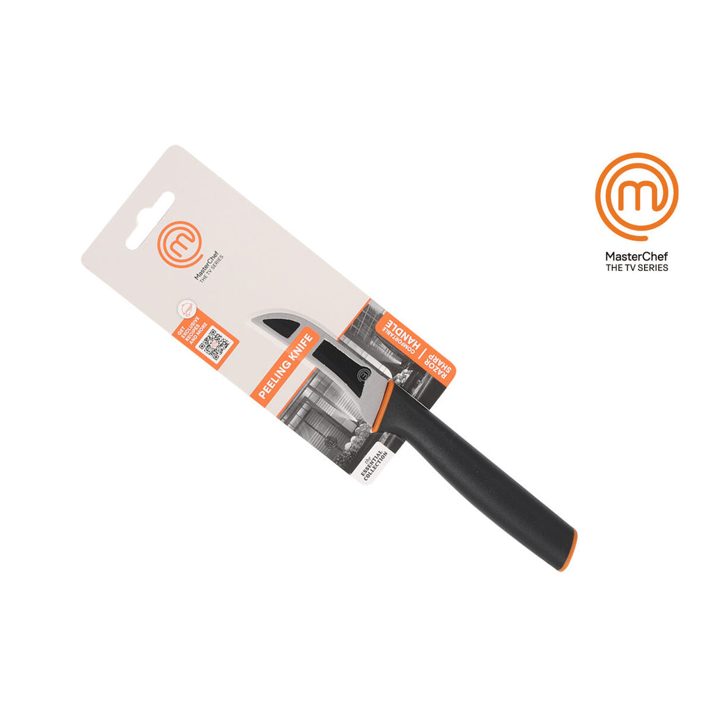 MasterChef Peeler Knife Schwarz Silber Stainless Stahl 7,5 cm – Produktansicht 3