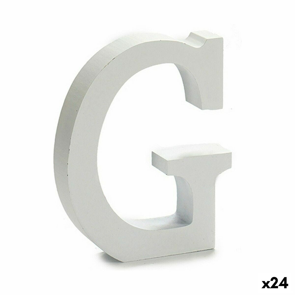 Letter Pincello G Weiß 2 x 16 x 14,5 cm (24 Stück) – Produktbild 1