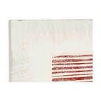 Gift Decor Leinwandbild Weiß Rosa Stripes mit relief – Produktansicht 3