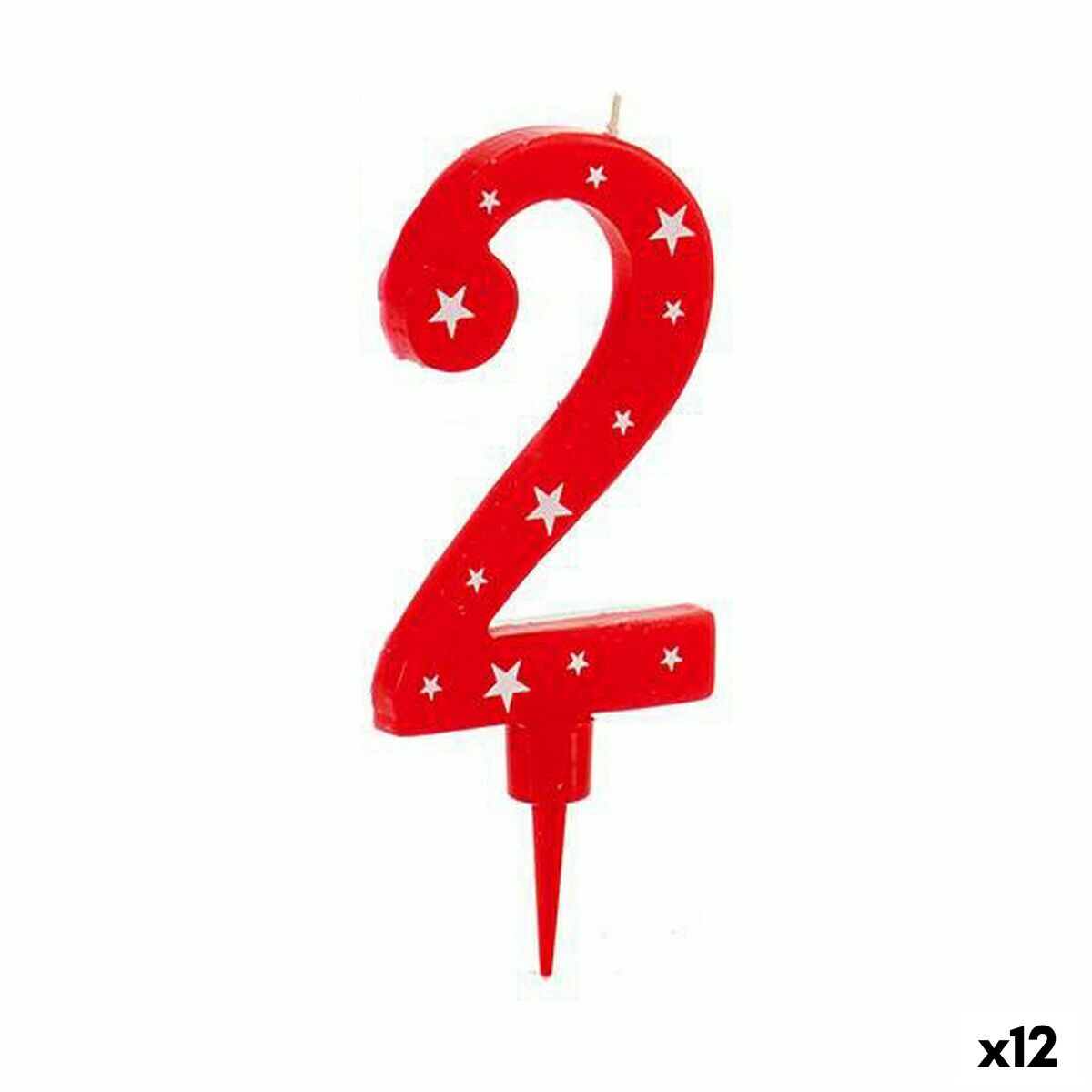 Kerze Birthday Number 2 – Produktansicht 1