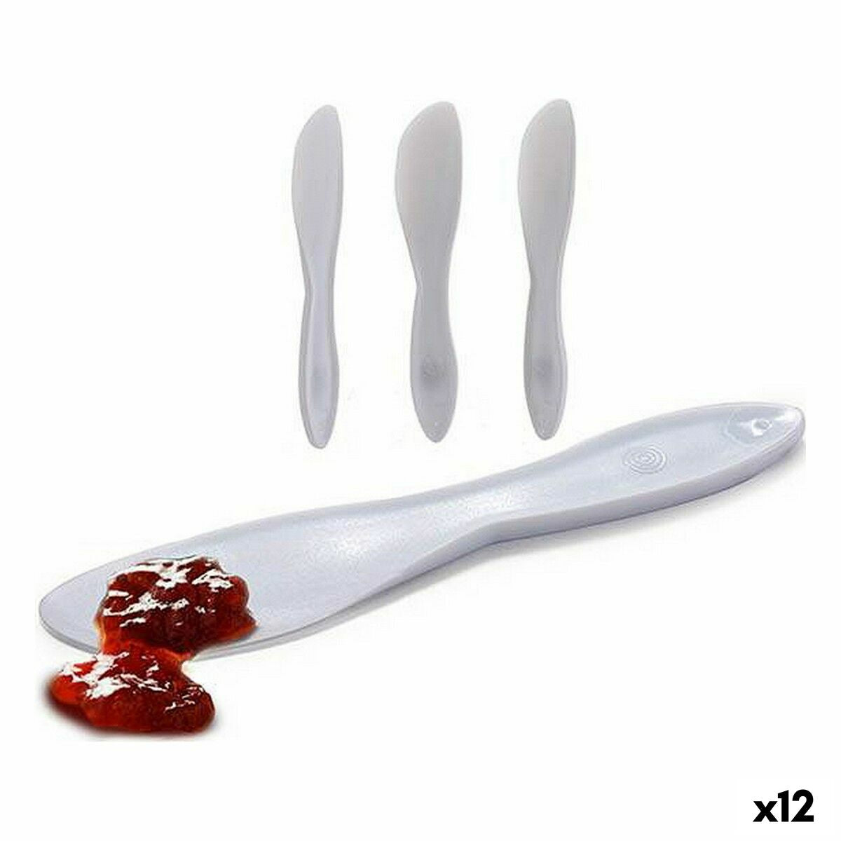 Kinvara Knife Set Weiß Kunststoff – Produktansicht 1