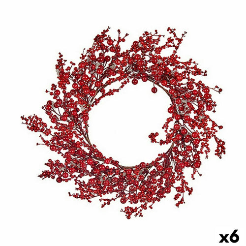 Advent wreathe Krist+ Rot Kunststoff 48 x 10 x 48 cm (6 Stück) – Produktbild 1