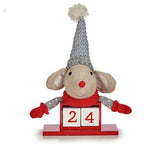 Krist+ Weihnachtskugel Weiß Rot Grau Creme Mouse Calendar – Produktansicht 2