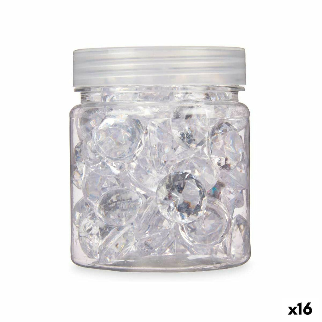 Gift Decor Dekorativ Stones Transparent 150 g Diamant – Produktansicht 1