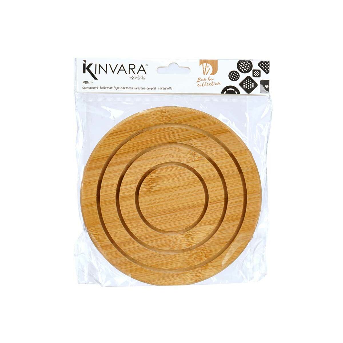 Kinvara Tischset Natural Bamboo Circular – Produktansicht 3