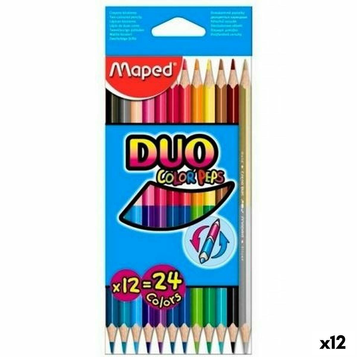 Maped Colouring pencils Duo Color' Peps Mehrfarbig Double-ended – Produktansicht 1