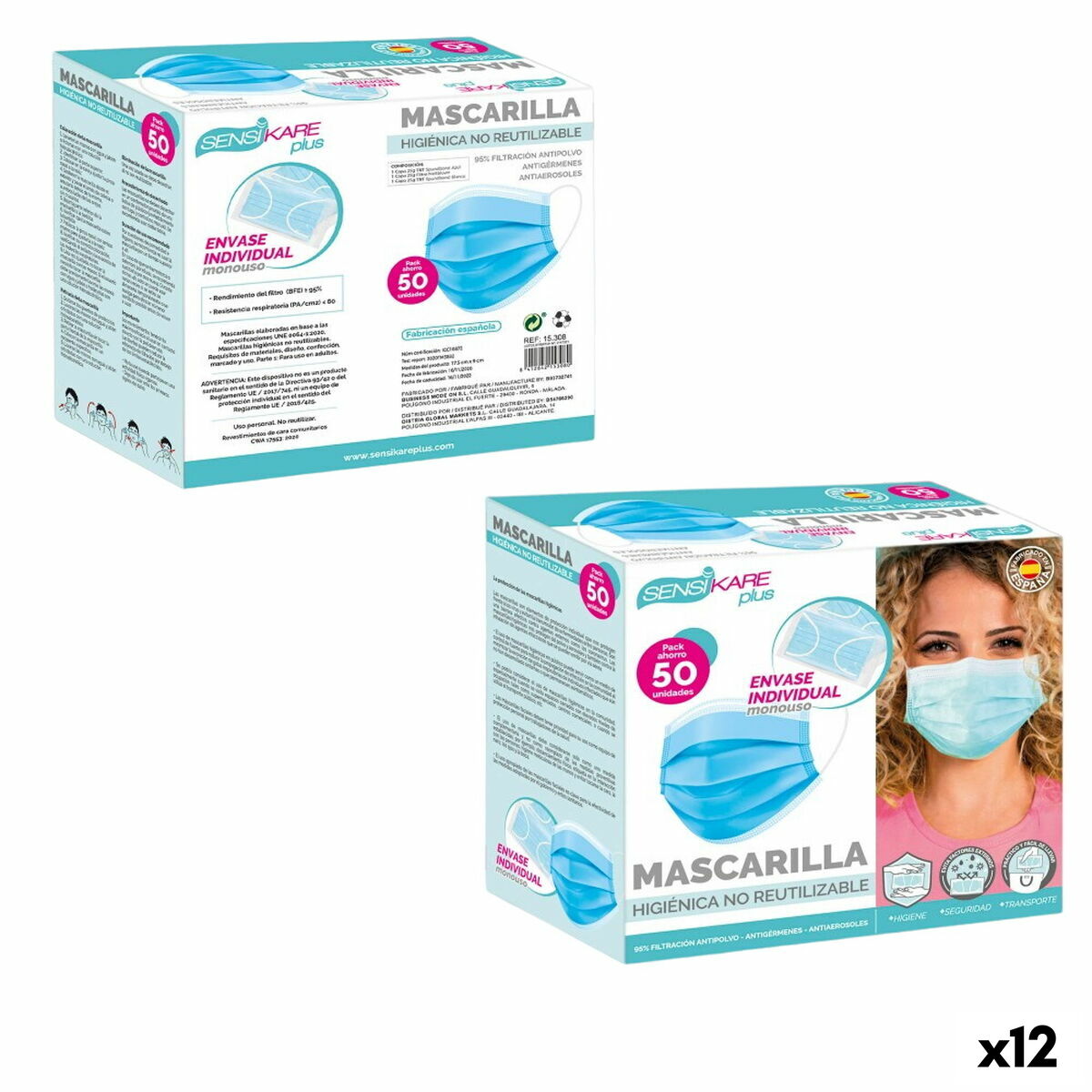SensiKare Box aus Hygienisch masks – Produktansicht 1