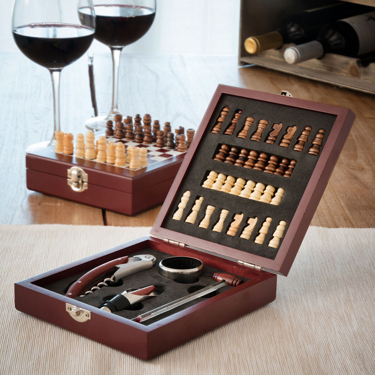 InnovaGoods Chess Weinset – Produktansicht 1