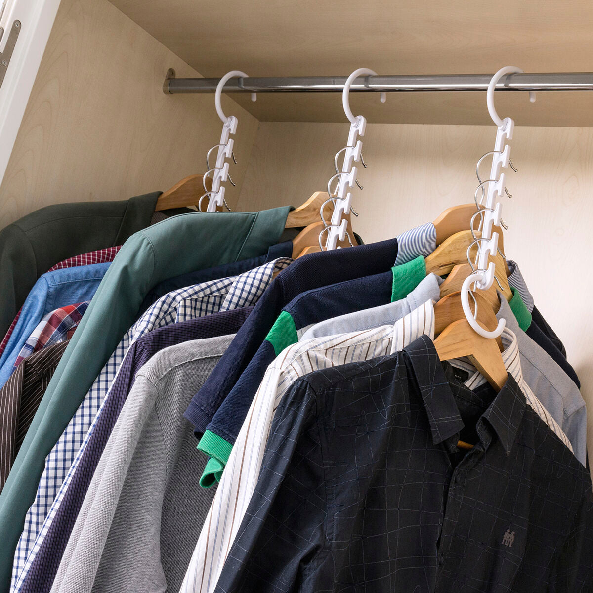InnovaGoods Hanger Organiser für 40 Items Plusrobe – Produktansicht 2