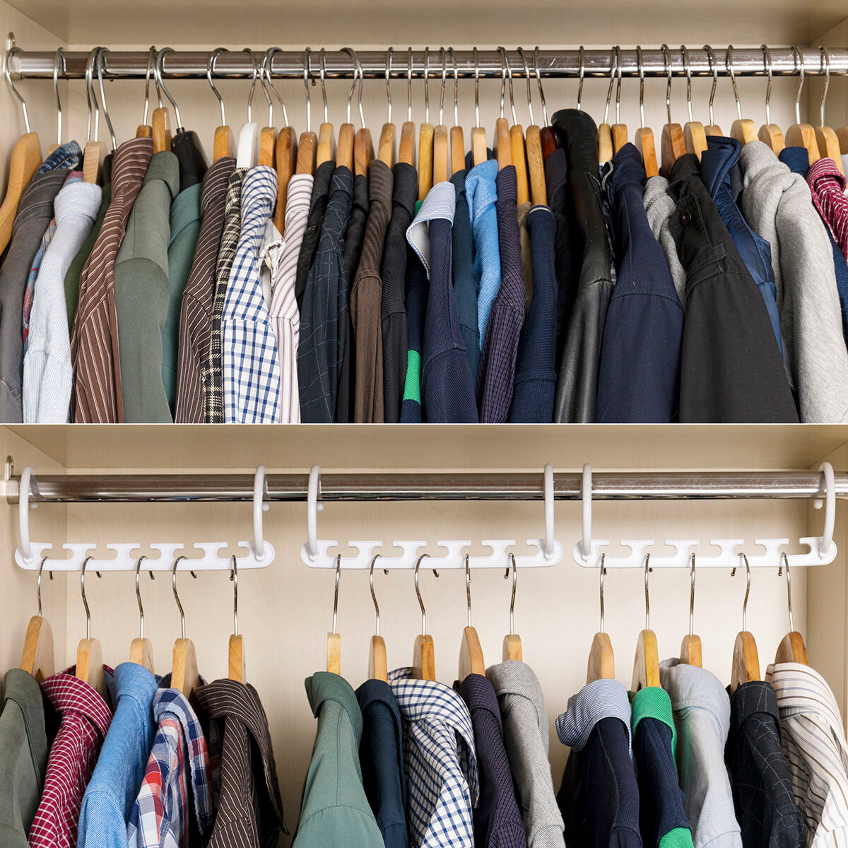 InnovaGoods Hanger Organiser für 40 Items Plusrobe – Produktansicht 3