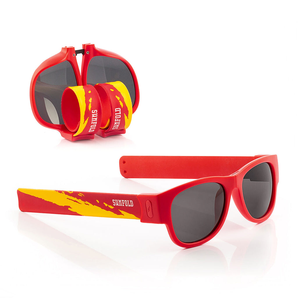 Sunfold Roll-up Sonnenbrille Spain Rot – Produktansicht 4