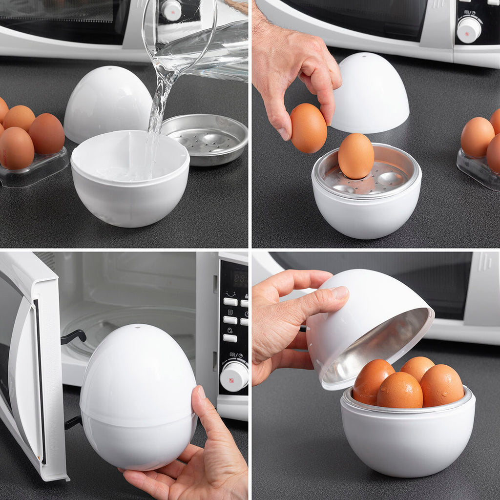 InnovaGoods Microwave Egg Boiler mit Recipe Booklet Boilegg – Produktansicht 2