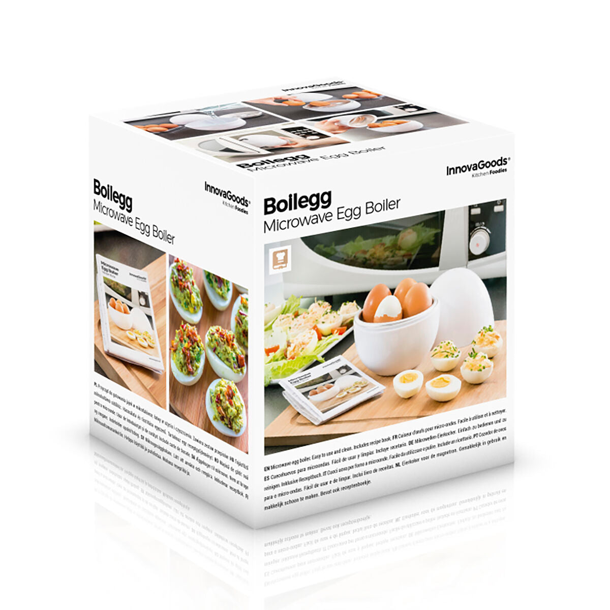 InnovaGoods Microwave Egg Boiler mit Recipe Booklet Boilegg – Produktansicht 5