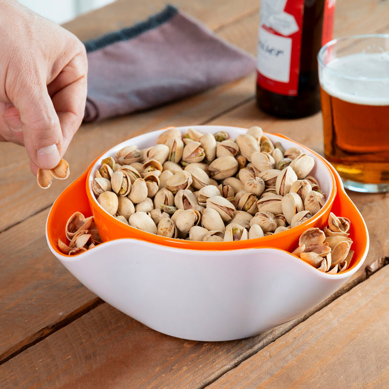 2-in-1 Snack Schale InnovaGoods 2 Teile