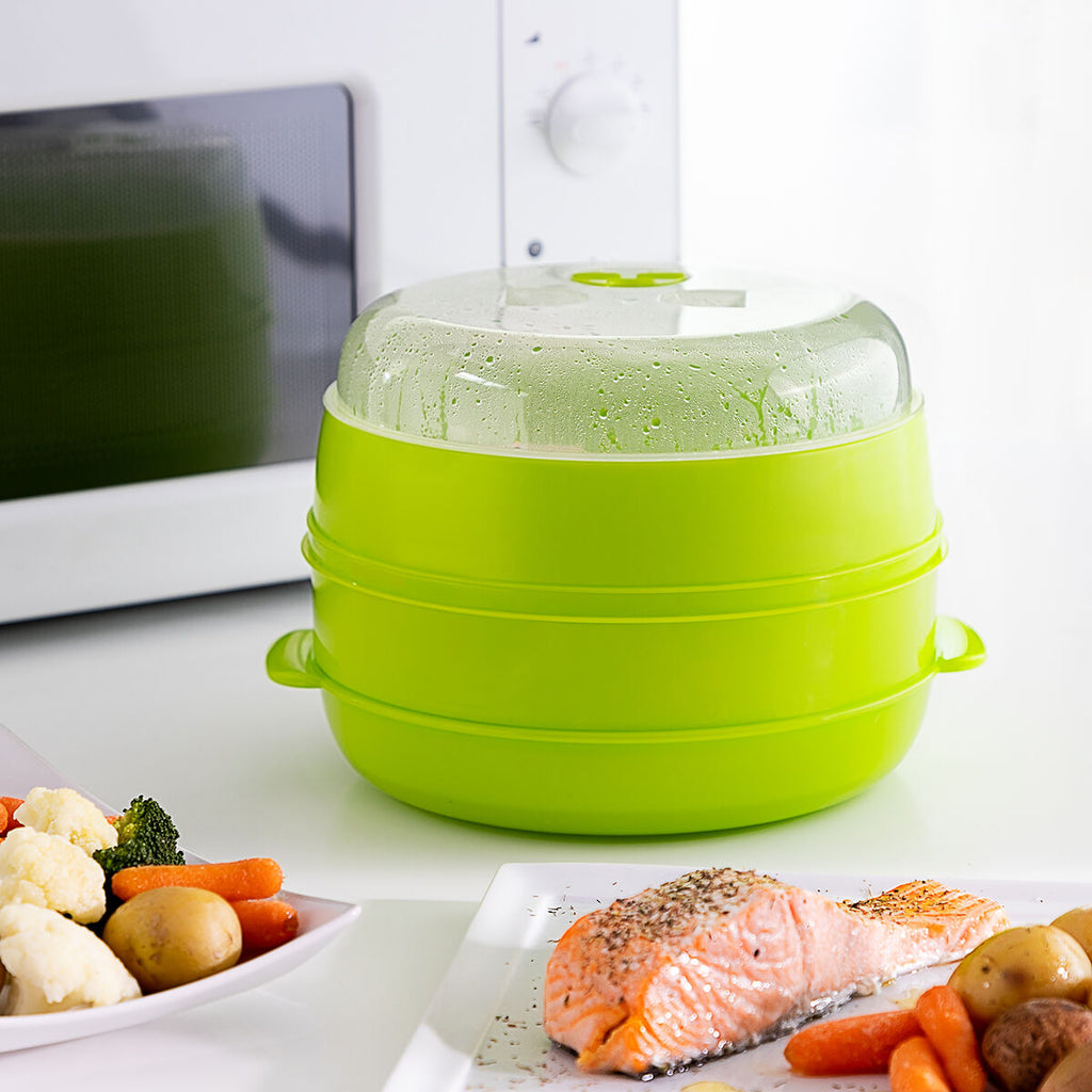 InnovaGoods Microwave Double Steamer Codowave – Produktansicht 1