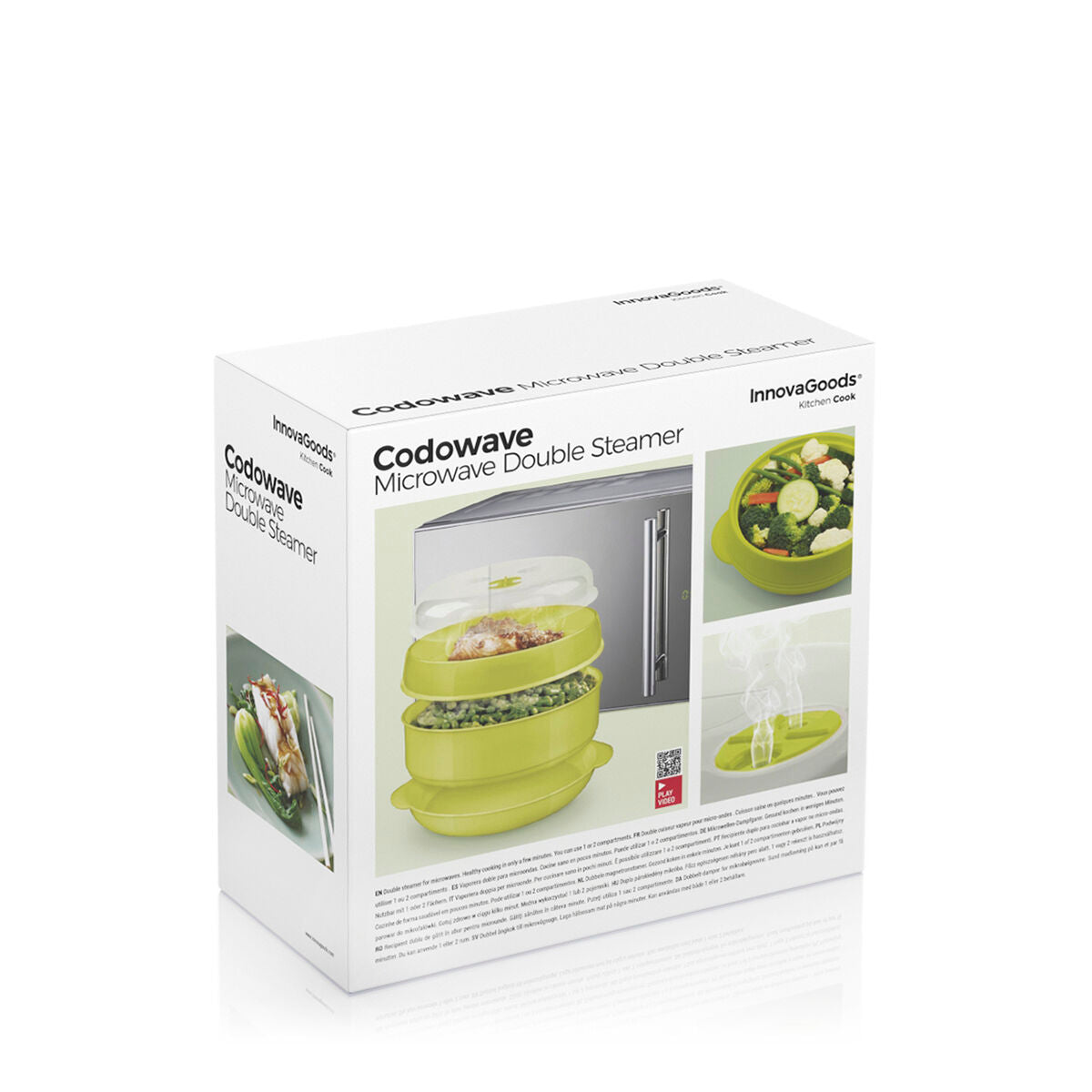 InnovaGoods Microwave Double Steamer Codowave – Produktansicht 7