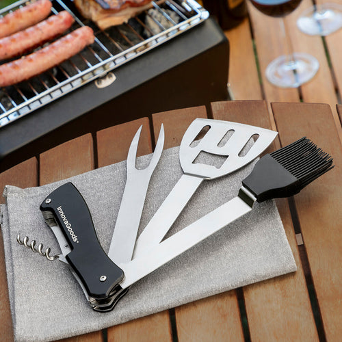 5 in 1 Barbecue Utensils Set Bbkit InnovaGoods – Produktbild 1