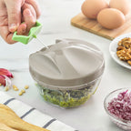 InnovaGoods Manueller Mini-Zerkleinerer mit Zugseil Spinop – Produktansicht 1