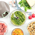 InnovaGoods Manueller Mini-Zerkleinerer mit Zugseil Spinop – Produktansicht 2