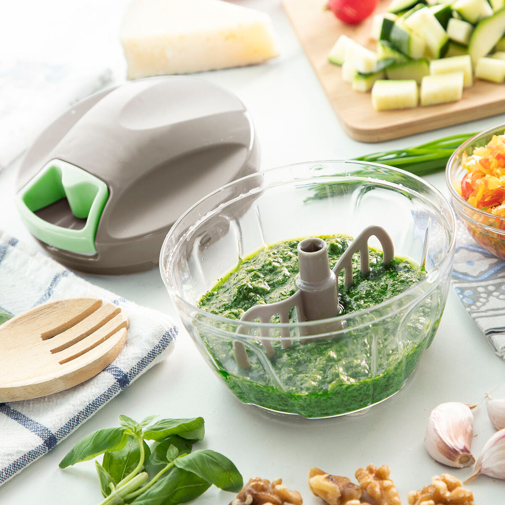 InnovaGoods Manueller Mini-Zerkleinerer mit Zugseil Spinop – Produktansicht 4