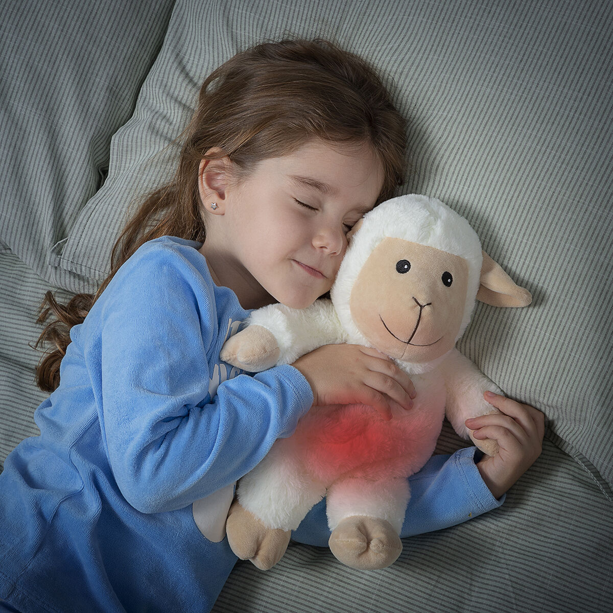 Sheep Soft Toy with Warming and Cooling Effect Wooly InnovaGoods – Produktbild 1