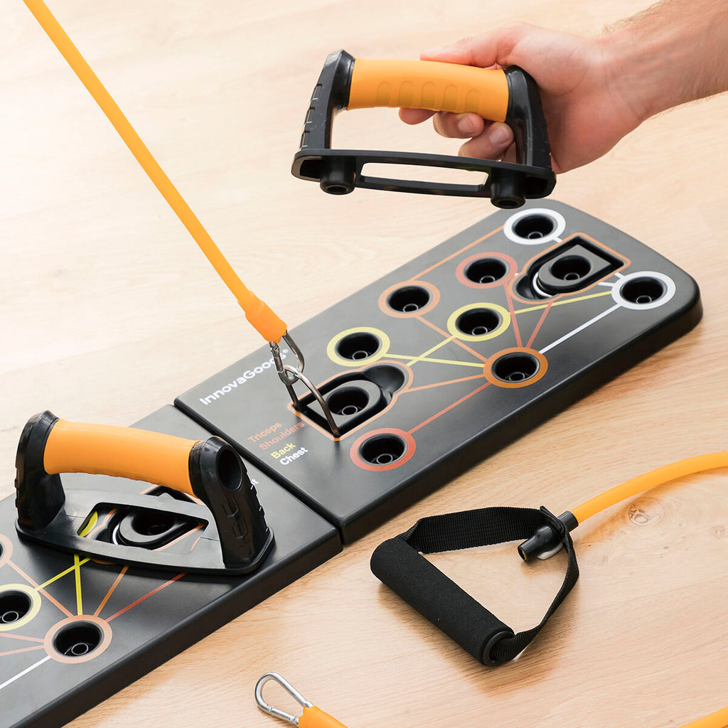 Push-Up Tafel mit Widerstandsbänder & Trainingsanleitung Pulsher InnovaGoods – Produktansicht 4
