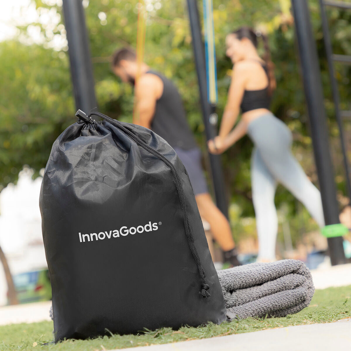 Set aus Widerstandsbänder mit Zubehör & Trainingsanleitung Rebainer InnovaGoods – Produktansicht 6