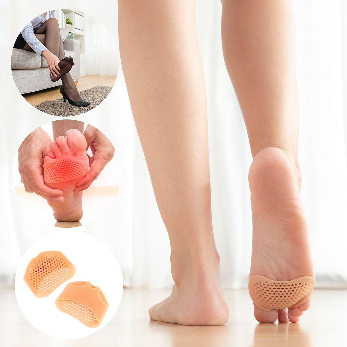 InnovaGoods Silicone Gel Metatarsal Pads SilStep – Produktansicht 2
